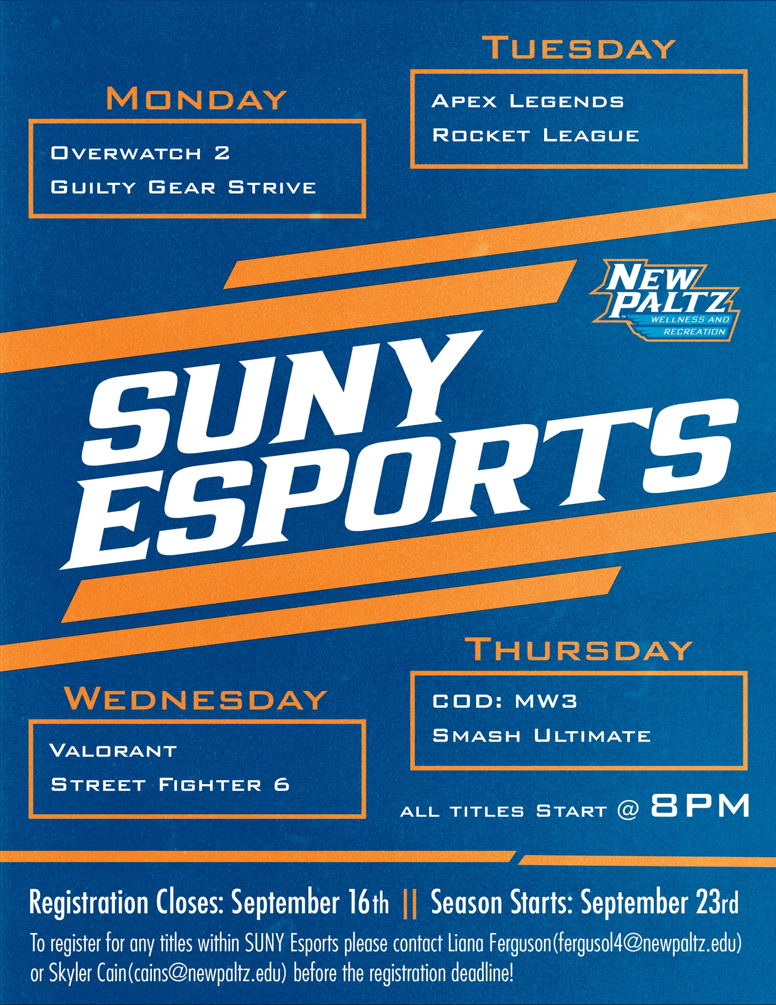 SUNY Esports league poster